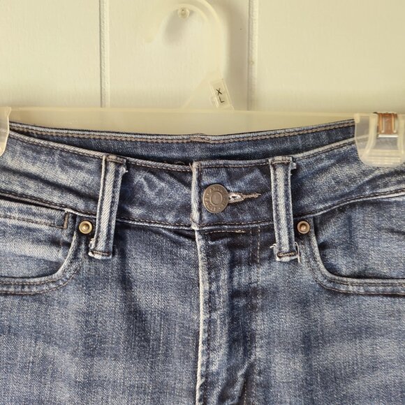 Medium Dark Wash American Eagle Outfitters Airflex+ Jeans Size 28 x 30 - Picture 6 of 11